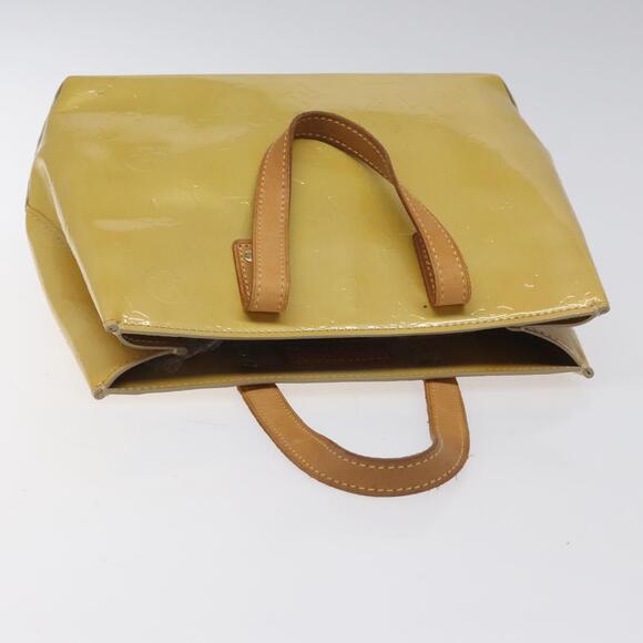 LOUIS VUITTON Monogram Vernis Reade PM Hand Bag Beige M91334 - Picture 6 of 12